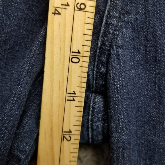 J. Crew Jeans Womens 28 Rayner Dark Wash Stretch High Rise Wide Leg Cropped - Picture 6 of 14